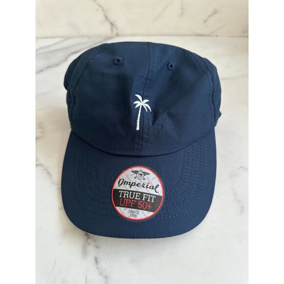 IMPERIAL Hilton West Palm Beach Navy Blue One Size Baseball Hat Cap NEW NWT - Picture 1 of 6